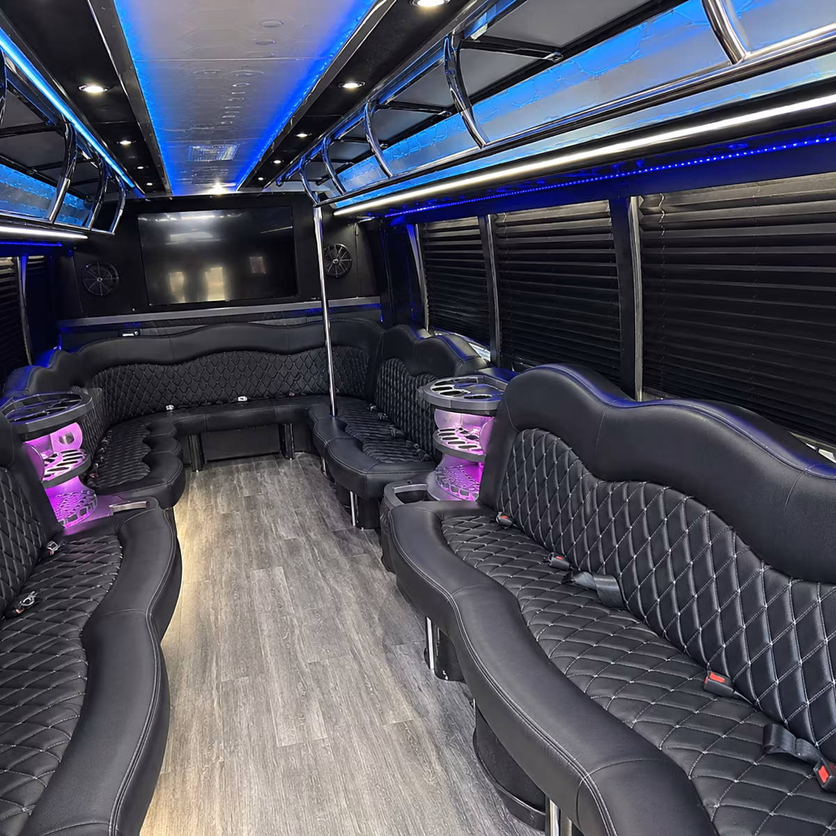 sugar land party bus rentals inside