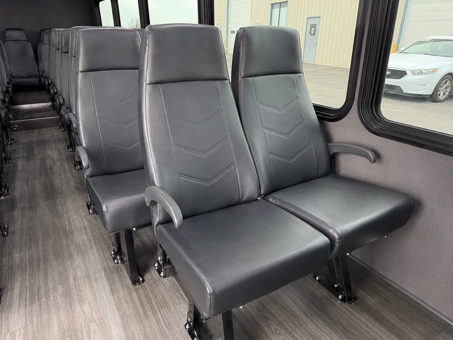 sugar land wedding transportation onboard seating